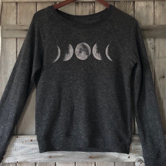 Bluenotes Tops - Phases of the Moon Sweatshirt by Bluenotes